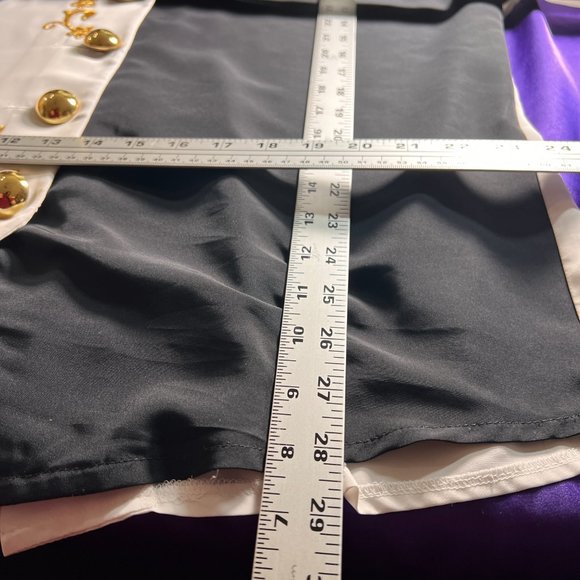 VTG📌 Ronnetta Stunning 90s Bold Color Blocks Big Button Down Blouse - Picture 10 of 16